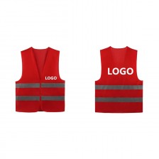 Red Adult Safety Reflective Vest